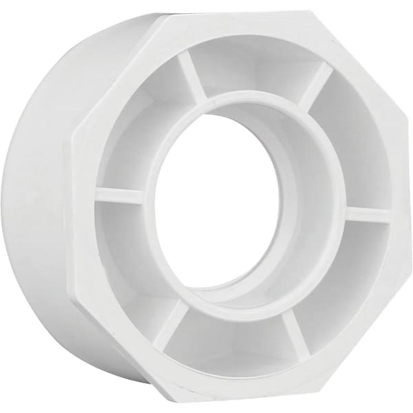 Charlotte Pipe And Foundry 4 In. SPG x 2 In. Hub Schedule 40 DWV Reducing PVC Bushing PVC 00107 1600HA - main